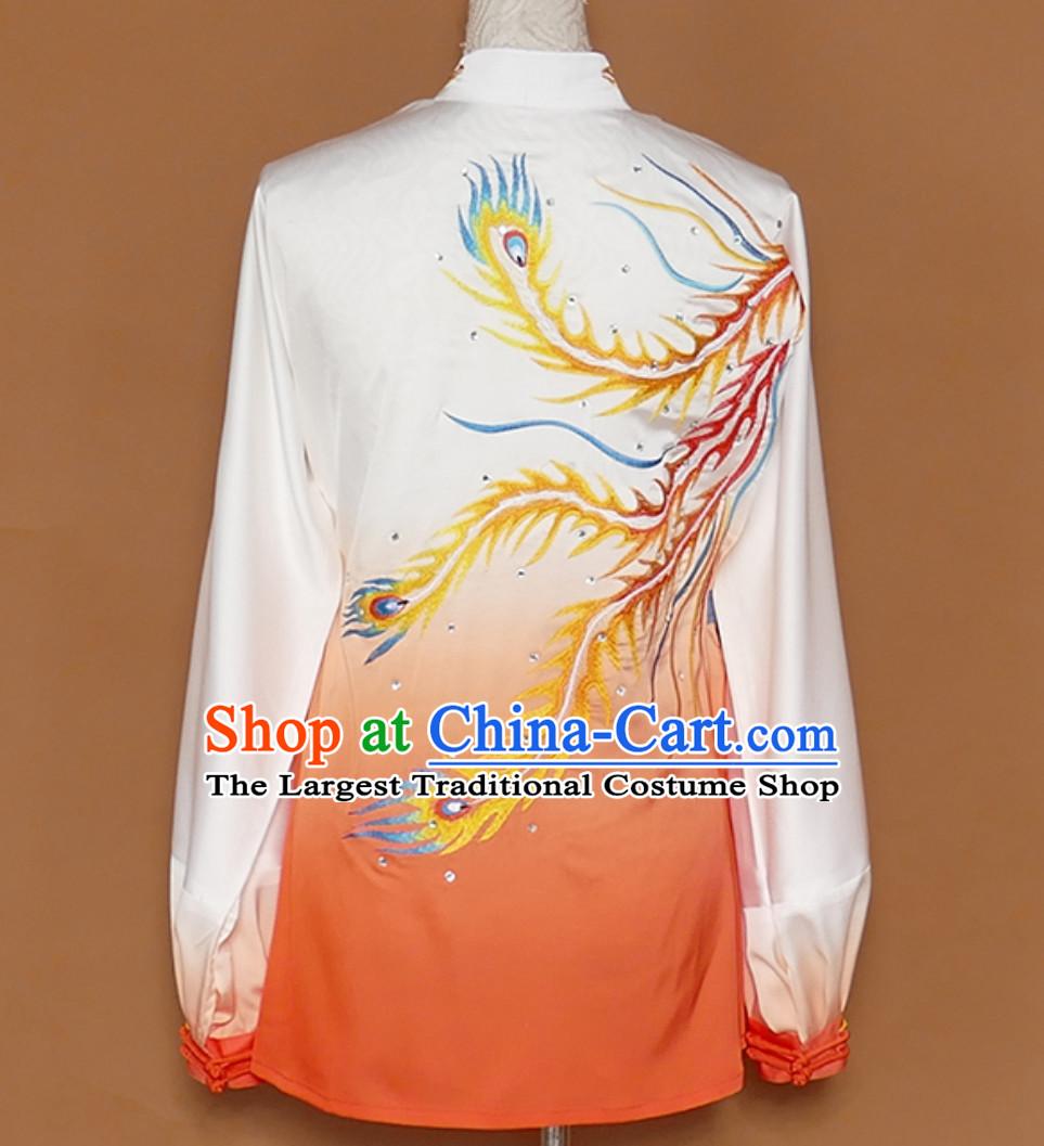 Traditional Kung Fu Tai Ji Clothing Suits Stage Performance Competition Full Set