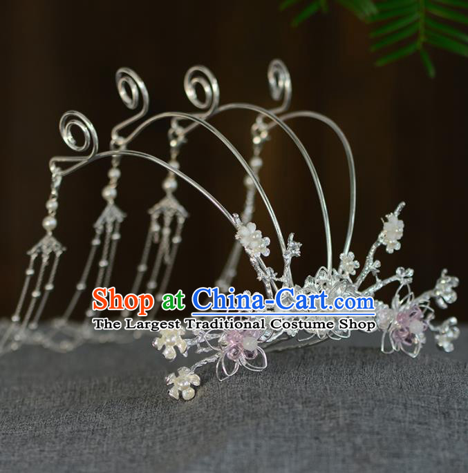 Chinese Ancient Tang Dynasty Princess Phoenix Coronet Hairpins Traditional Hanfu Court Hair Accessories for Women