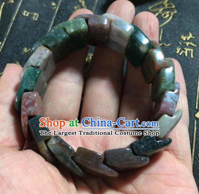 Chinese Traditional Hanfu Bangle Accessories Ancient Princess Jade Bracelet for Women