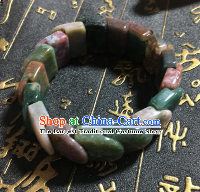 Chinese Traditional Hanfu Bangle Accessories Ancient Princess Jade Bracelet for Women