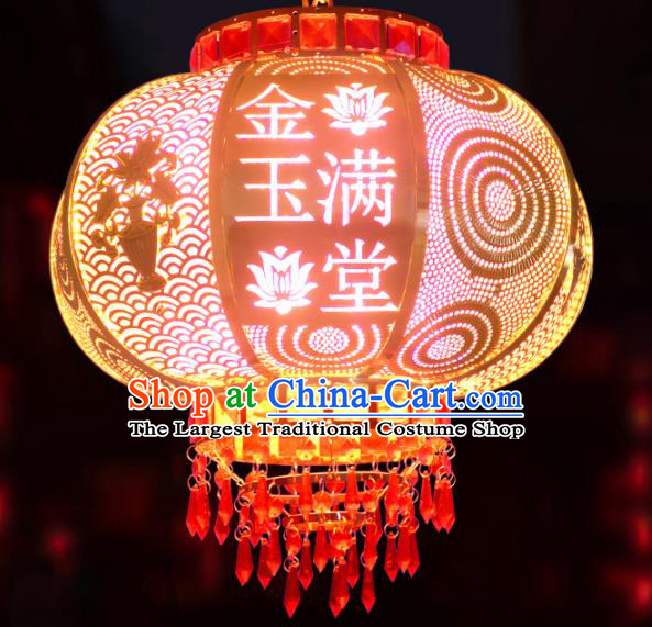 Chinese Traditional New Year Palace Lantern Handmade Hanging Lantern Asian Ceiling Lanterns Ancient Lamp