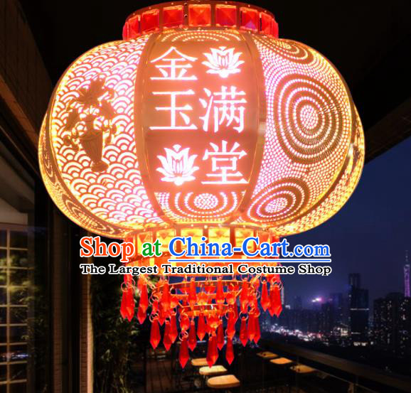 Chinese Traditional New Year Palace Lantern Handmade Hanging Lantern Asian Ceiling Lanterns Ancient Lamp