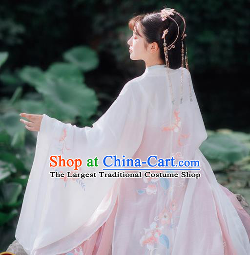 Traditional Chinese Tang Dynasty Imperial Consort Hanfu Dress Ancient Royal Princess Historical Costumes for Women