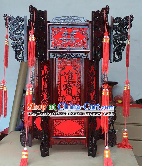 Chinese Traditional New Year Wedding Wood Palace Lantern Asian Handmade Lantern Ancient Lamp