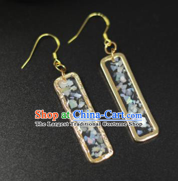 Traditional Chinese Handmade Court Ear Accessories Classical Tassel Earrings for Women