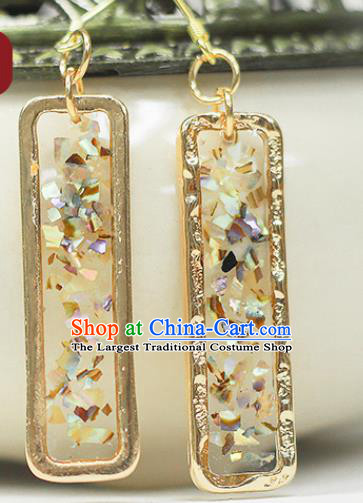 Traditional Chinese Handmade Court Ear Accessories Classical Tassel Earrings for Women