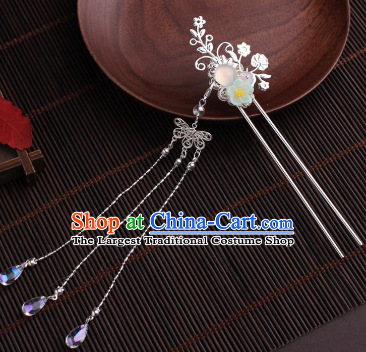 Traditional Chinese Hanfu Tassel Hair Clip Ancient Court Princess Hairpins Handmade Hair Accessories for Women