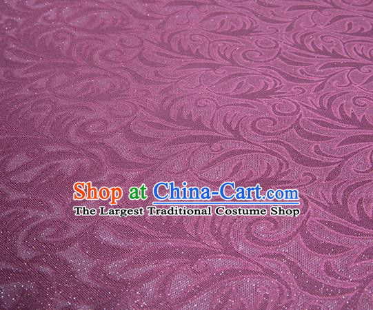 Traditional Chinese Classical Pattern Wine Red Silk Fabric Ancient Hanfu Dress Silk Cloth