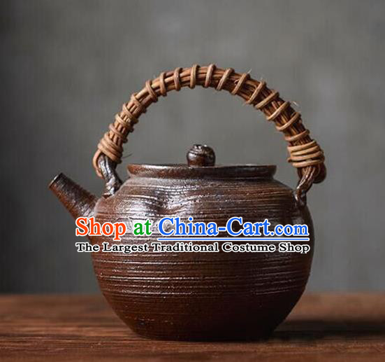 Traditional Chinese Handmade Kung Fu Zisha Teapot Red Clay Pottery Teapot