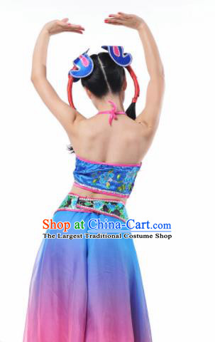 Traditional Chinese Tao Li Cup Classical Dance Costume Fan Dance Stage Show Dress for Women