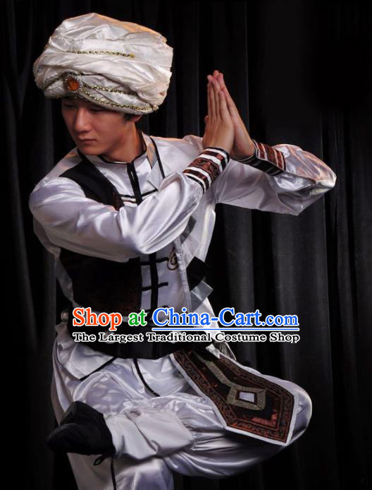 Professional Indian Dance Costume Oriental Dance Stage Show Clothing for Men