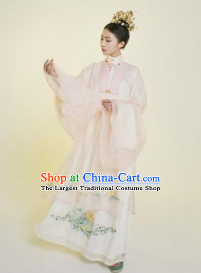 Asian Chinese Ming Dynasty Imperial Concubine Hanfu Dress Traditional Ancient Palace Countess Costumes for Women