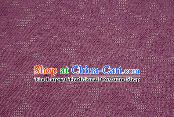 Traditional Chinese Classical Apricot Flowers Pattern Design Amaranth Silk Fabric Ancient Hanfu Dress Silk Cloth