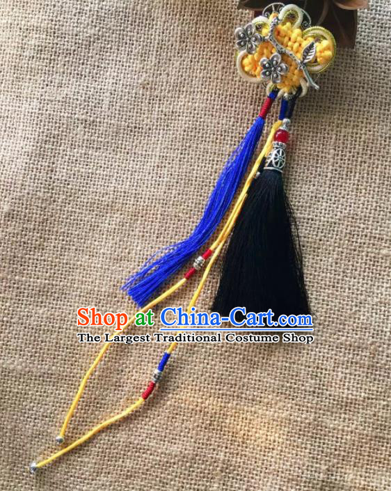 Chinese Traditional Ethnic Tassel Brooch Accessories Nationality Breastpin for Women