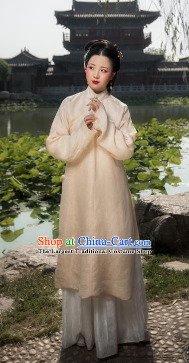 Traditional Chinese Ming Dynasty Palace Princess Hanfu Dress Ancient Court Lady Replica Costumes for Women