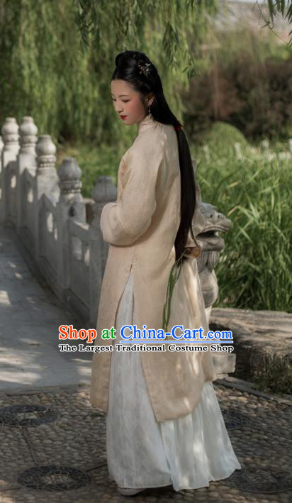 Traditional Chinese Ming Dynasty Palace Princess Hanfu Dress Ancient Court Lady Replica Costumes for Women