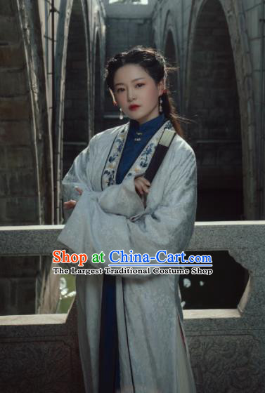 Traditional Chinese Ming Dynasty Royal Countess Hanfu Dress Ancient Nobility Mistress Replica Costumes for Women