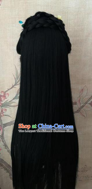 Chinese Traditional Cosplay The Legend of the Condor Heroes Wigs Ancient Princess Wig Sheath Hair Accessories for Women
