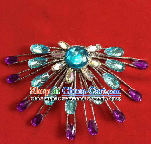 Chinese Beijing Opera Actress Hair Claw Traditional Peking Opera Princess Hair Accessories for Women
