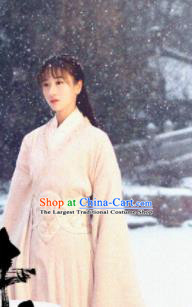 Ever Night Ancient Chinese Drama Traditional Tang Dynasty Royal Princess Mo Shanshan White Costumes for Women