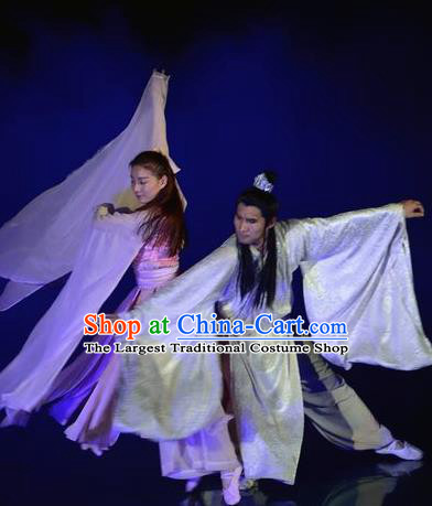 Chinese The Dream of Dongjing Song Dynasty Stage Performance Dance Costumes for Women for Men