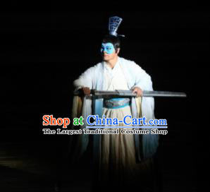 Chinese The Legend of Zhugeliang Three Kingdoms Period Lv Bu Dance Stage Performance Costume for Men