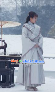 Ever Night Chinese Drama Ancient Female Swordsman Mo Shanshan Hanfu Dress Traditional Tang Dynasty Nobility Lady Costumes for Women