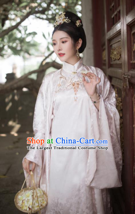 Traditional Chinese Ming Dynasty Imperial Consort Replica Costumes Ancient Royal Queen Hanfu Dress for Women