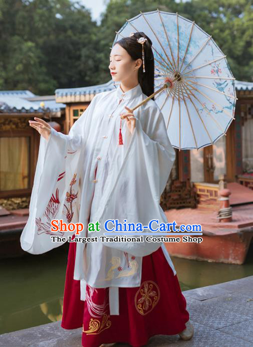 Traditional Chinese Ming Dynasty Palace Lady Replica Costumes Ancient Royal Princess Hanfu Dress for Women
