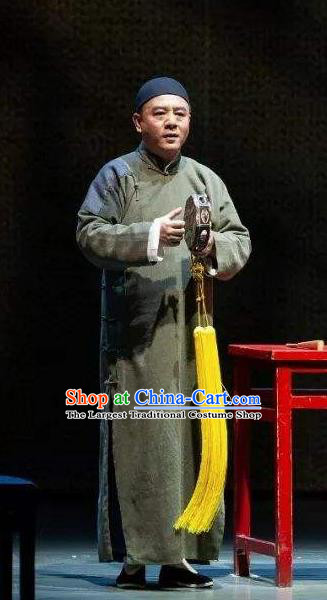 Traditional Chinese Drama Tian Ming Qing Dynasty Costumes and Headwear for Men