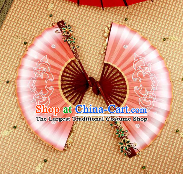 Traditional Chinese Cosplay Swordsman Folding Fans Ancient Classical Fans for Women