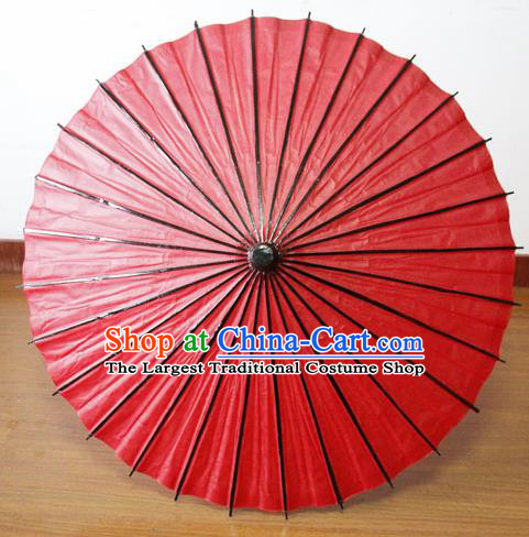 Traditional Chinese Cosplay Swordsman Red Oil Paper Umbrella Ancient Princess Umbrella for Women