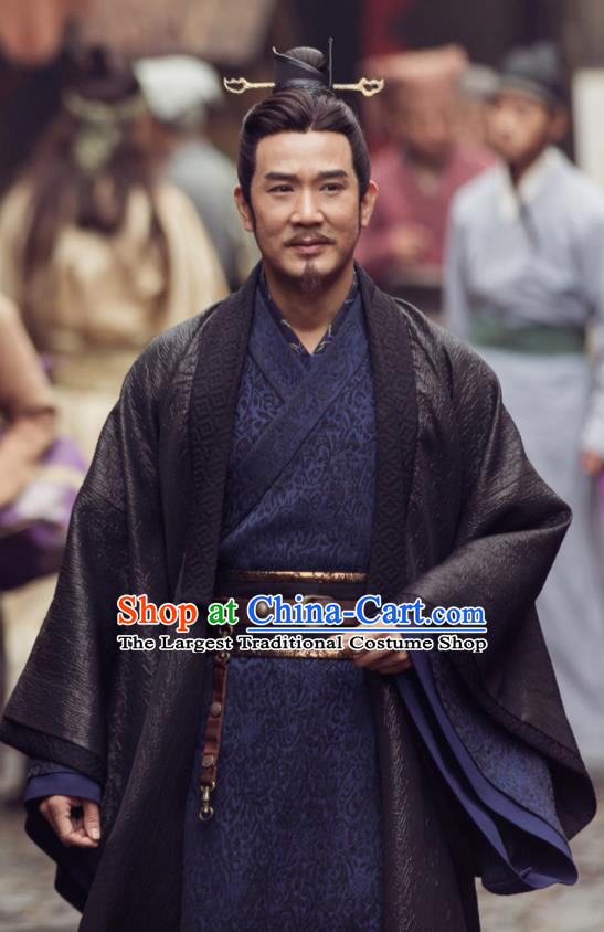 Ancient Chinese Song Dynasty Minister Hanfu Clothing Drama Young Blood Swordsman Costumes for Men