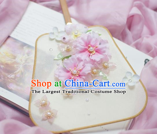 Traditional Chinese Hanfu Silk Fans Ancient Princess Palace Fans for Women