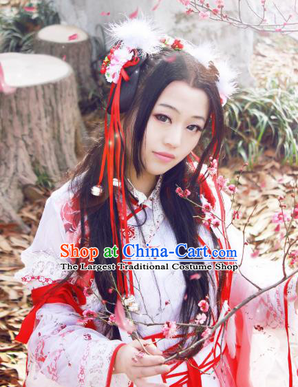Chinese Cosplay Imperial Consort Dress Ancient Female Swordsman Knight Costume for Women