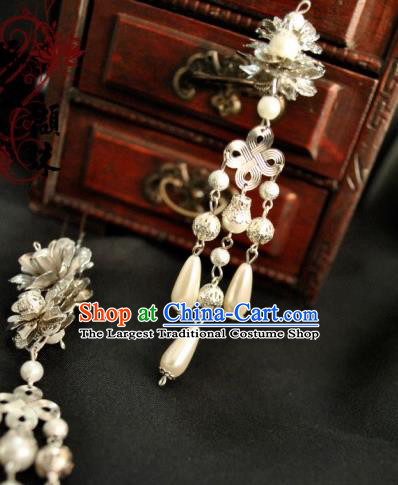 Traditional Chinese Classical Tassel Hairpins Ancient Princess Hanfu Hair Accessories for Women