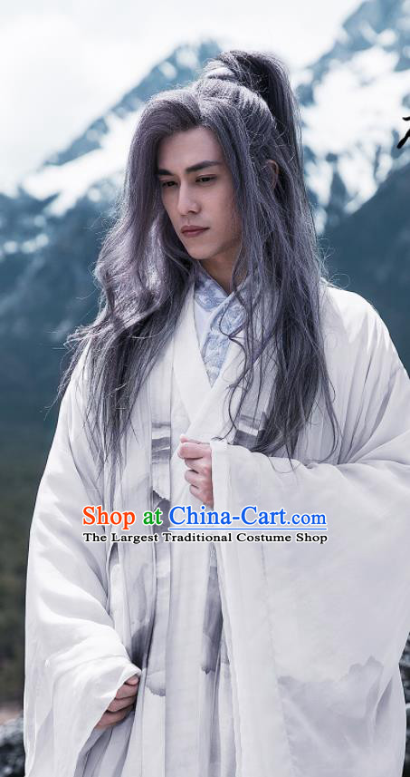 Fights Break Sphere Ancient Chinese Swordsman Cabinet Master Yao Chen Hanfu Costumes for Men