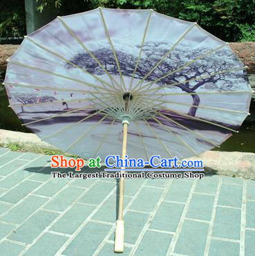 Handmade Chinese Classical Dance Printing Paper Umbrella Traditional Cosplay Decoration Umbrellas