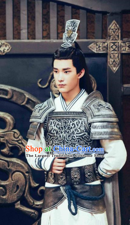 Ancient Chinese General Body Armour Drama Jia Feng Xu Huang Swordsman Xie Qingyun Costumes for Men