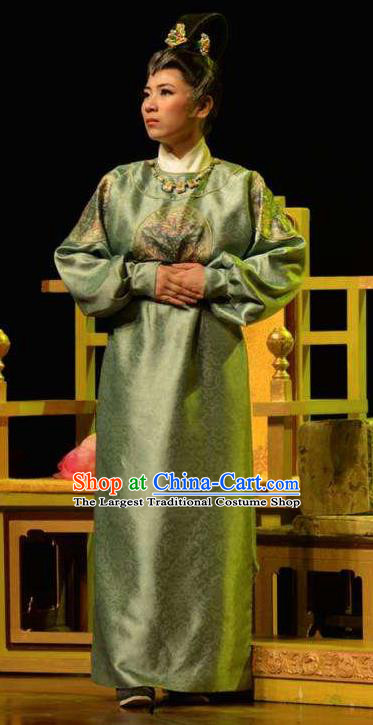 The Empress of China Ancient Tang Dynasty Court Maid Dress Stage Performance Dance Costume and Headpiece for Women