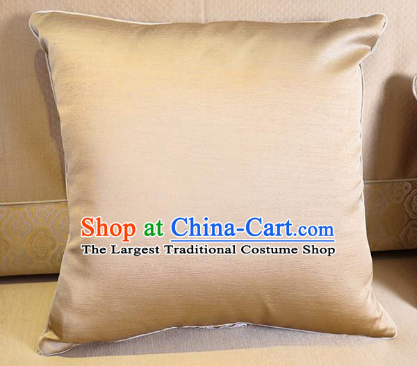 Traditional Chinese Home Decoration Accessories Golden Brocade Pillow Cover