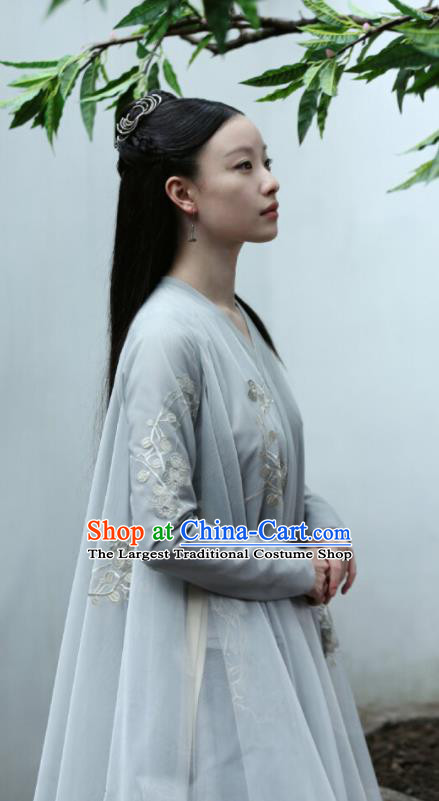 Chinese Drama Ancient Nobility Lady Dress Love and Destiny Goddess Ling Xi Ni Ni Replica Costumes for Women