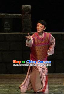 Chinese Moon Shines On Sugarbush Ferry Male Clothing Stage Performance Dance Costume for Men