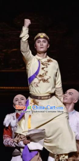 Nostalgia Is A Disease Chinese Ancient Qing Dynasty Emperor Clothing Stage Performance Dance Costume for Men