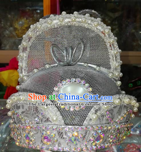Chinese Traditional Beijing Opera Emperor Hat Peking Opera Headwear for Adults