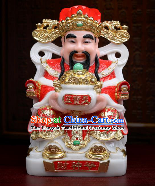Chinese Traditional Religious Supplies Feng Shui Red Clothing Taoism Fortune God Decoration