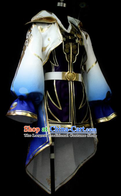 Chinese Ancient Cosplay Costume Traditional Swordsman Clothing for Men