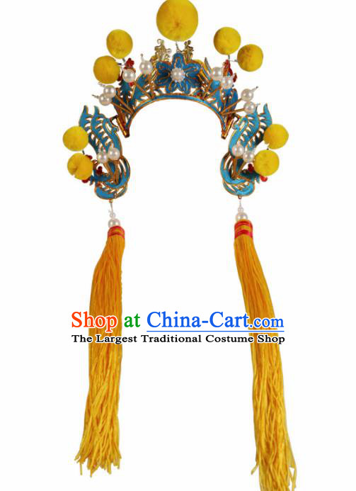 Asian Chinese Beijing Opera Headwear Traditional Peking Opera Pantaloon Helmet Hat