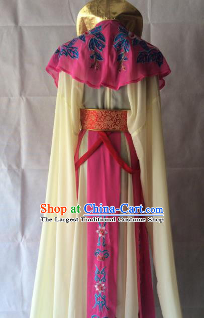 Traditional Chinese Beijing Opera Diva Costume Ancient Imperial Concubine Rosy Dress for Women