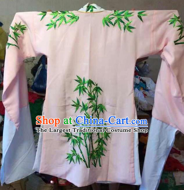 Traditional Chinese Beijing Opera Costume Ancient Princess Embroidered Bamboo Dress for Women